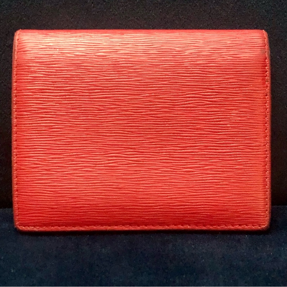 Prada Vitello Move Red Small Leather Wallet - Picture 2 of 12